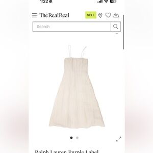 Ralph Lauren Purple Label Silk Midi Dress